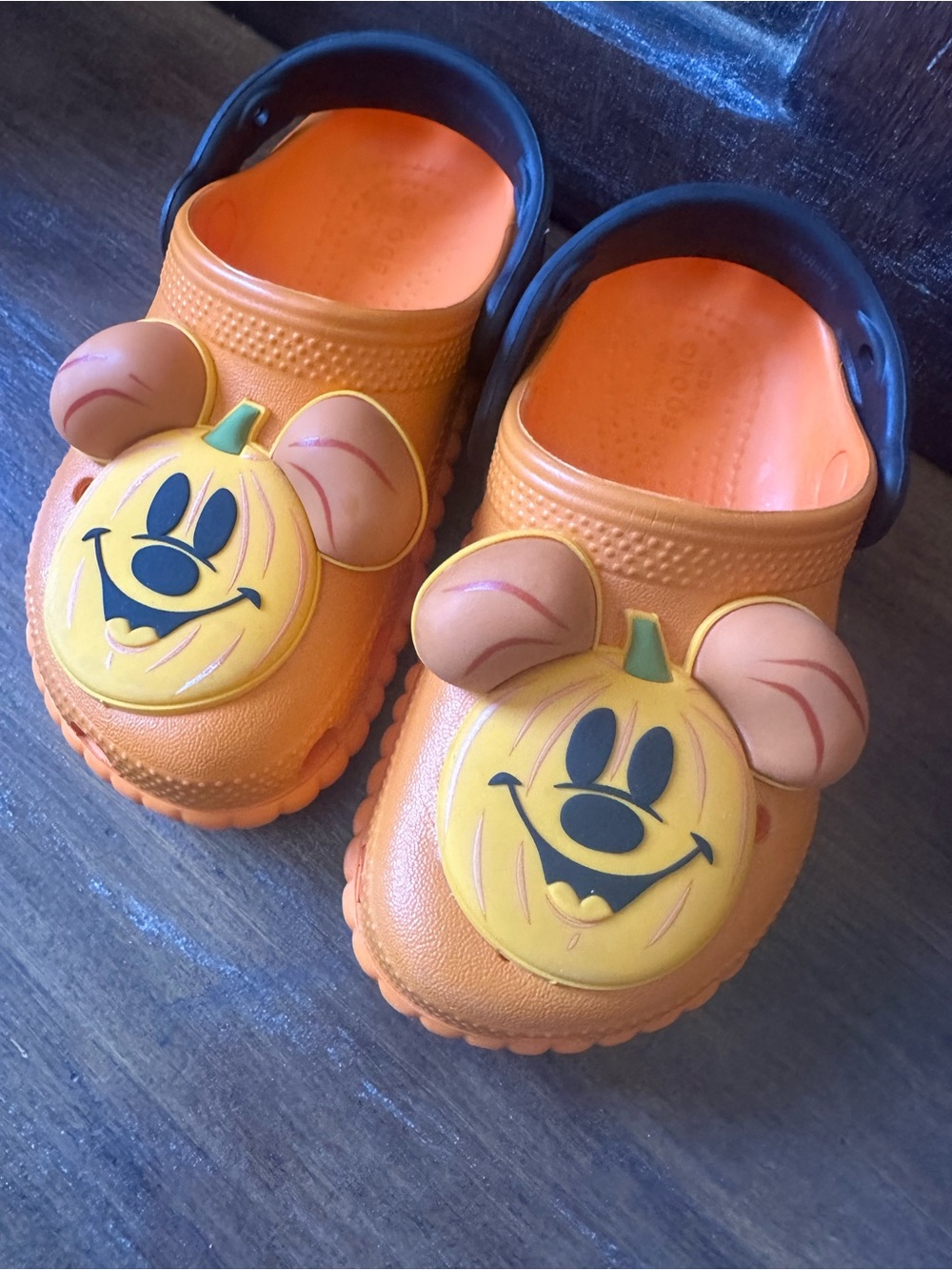 Disney Pumpkin Mickey Clog Sandals from Disneyland - Picture 14 of 14